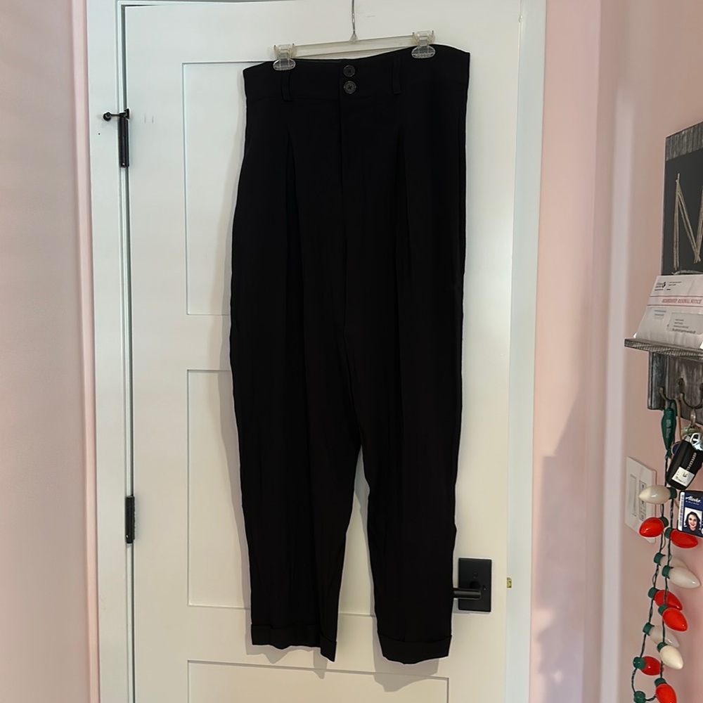 Trashy Diva size 16 High Waist Trousers- black